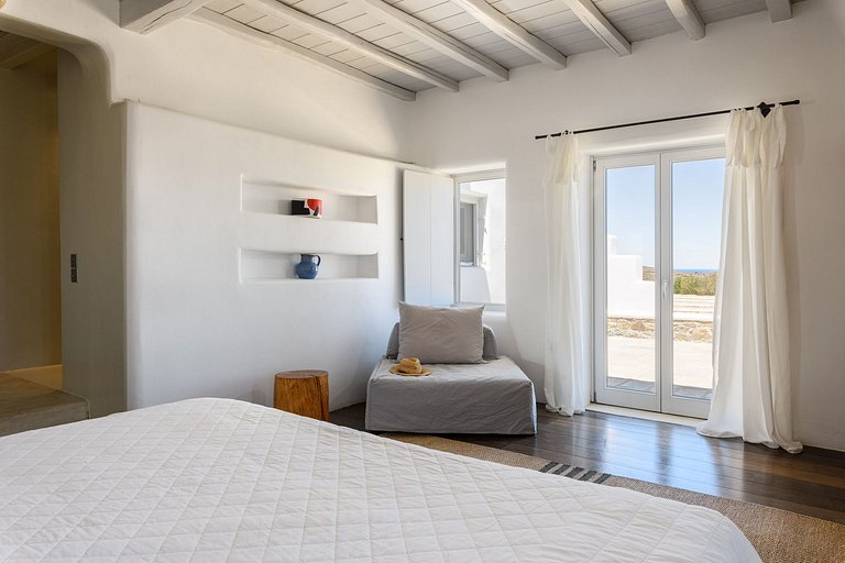 Cyc108 - Villa avec vue sur la plage à Mykonos