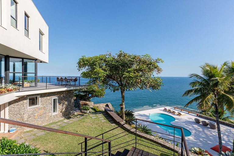Rio005 - Villa contemporain avec la plus belle vue sur Joá