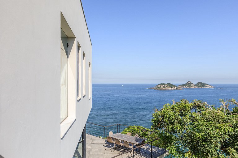 Rio005 - Villa contemporaine avec la plus belle vue sur Joá