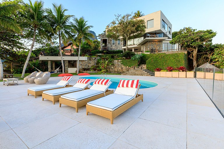Rio005 - Villa contemporain avec la plus belle vue sur Joá