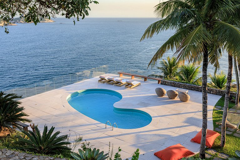 Rio005 - Villa contemporain avec la plus belle vue sur Joá