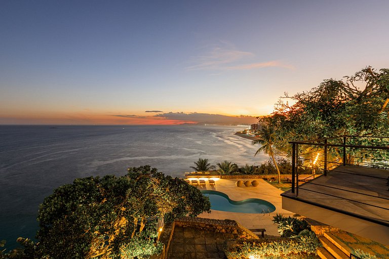 Rio005 - Villa contemporaine avec la plus belle vue sur Joá