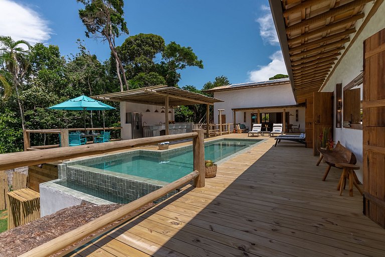 Bah192 - Charmosa casa com 4 suítes em Trancoso