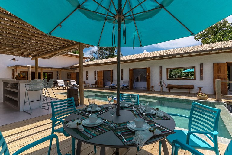 Bah192 - Encantadora casa con 4 suites en Trancoso