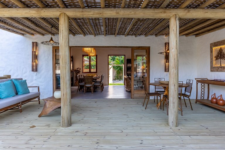 Bah192 - Charmosa casa com 4 suítes em Trancoso