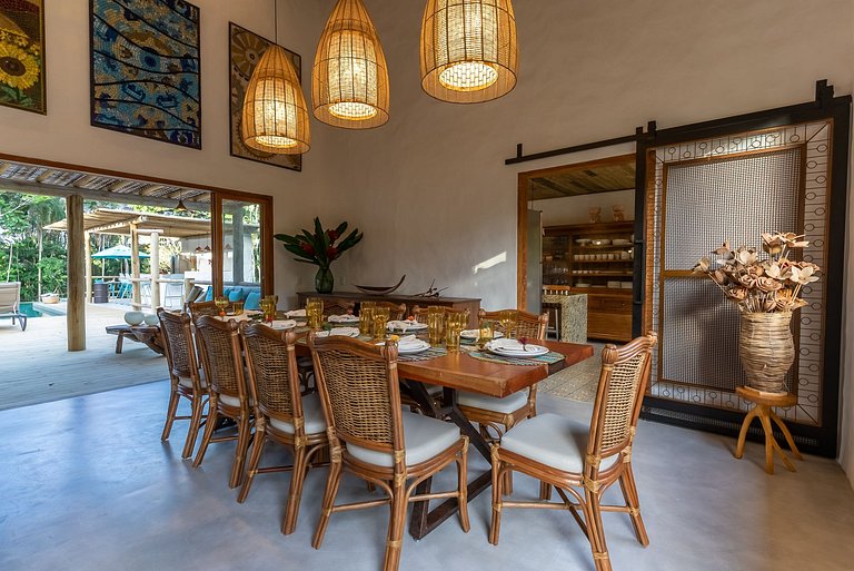 Bah192 - Charmosa casa com piscina e 4 suítes em Trancoso