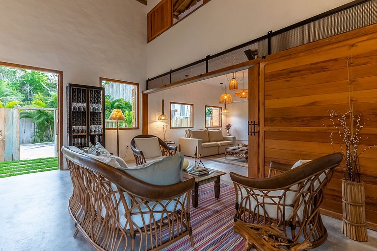 Bah192 - Charmosa casa com 4 suítes em Trancoso