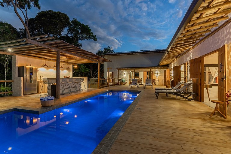 Bah192 - Charming house with pool and 4 suites in Trancoso