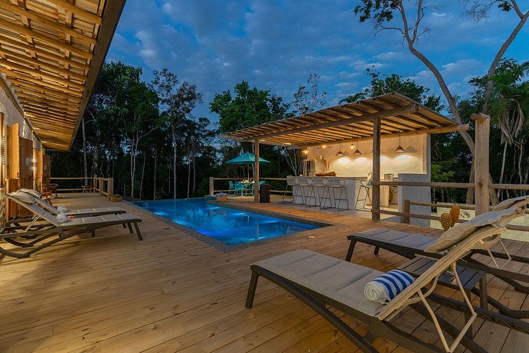 Bah192 - Charmosa casa com piscina e 4 suítes em Trancoso