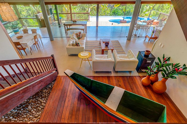 Bah168 - Casa com vista para floresta e mar