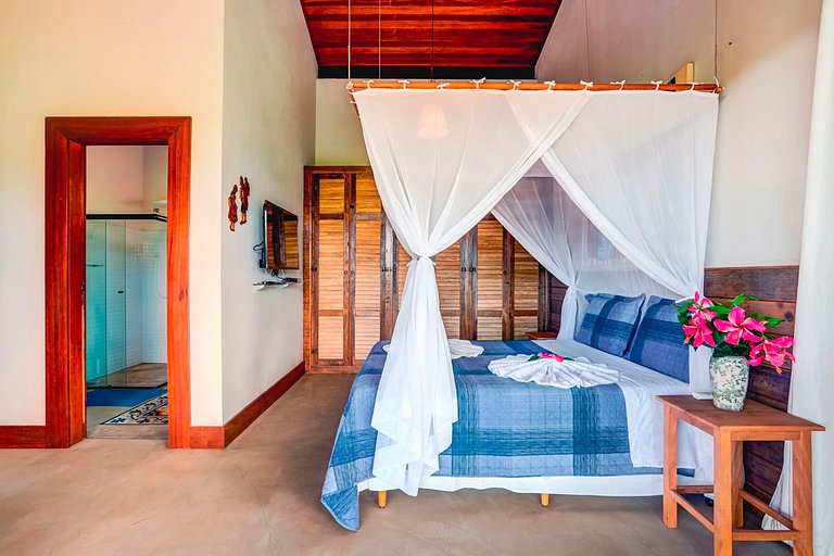 Bah168 - Casa com vista para floresta e mar