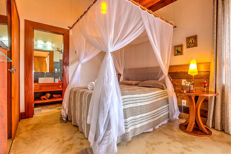 Bah168 - Casa com vista para floresta e mar