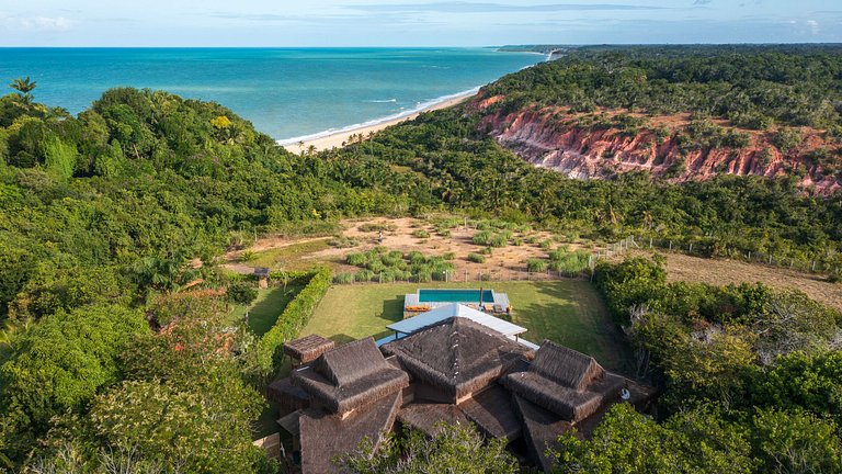 Bah249 - Vue unique sur la plage de Pitinga