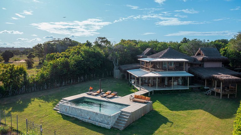 Bah249 - Vue unique sur la plage de Pitinga