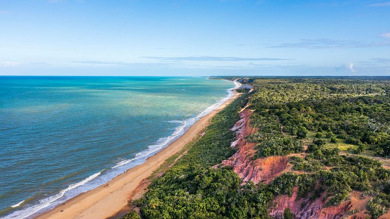 Bah249 - Vue unique sur la plage de Pitinga