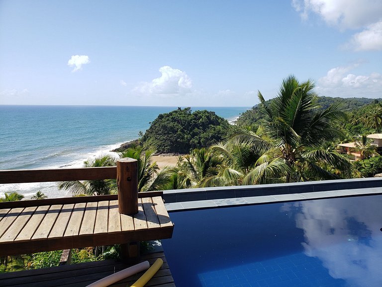 Bah163 - Espetacular villa com vista do mar em Itacaré