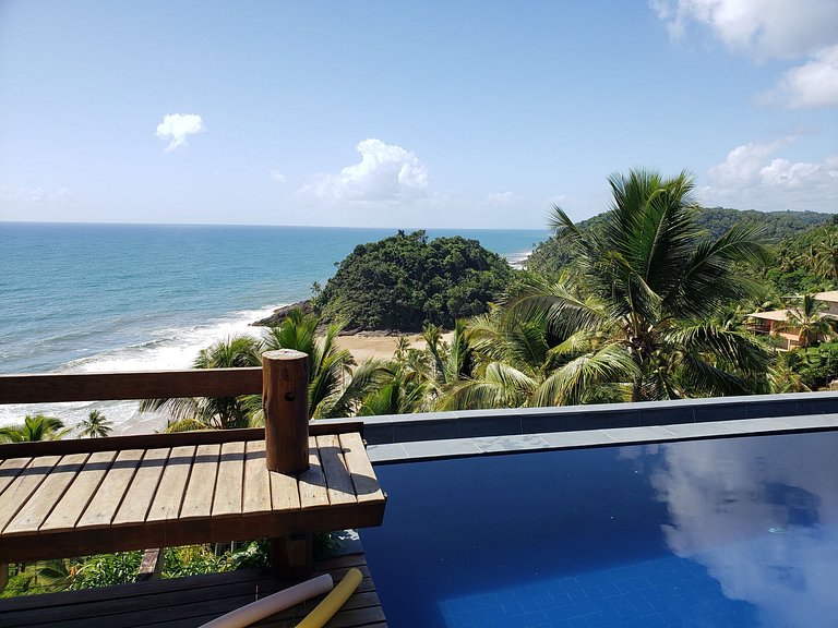 Bah163 - Espectacular villa con vista al mar en Itacaré
