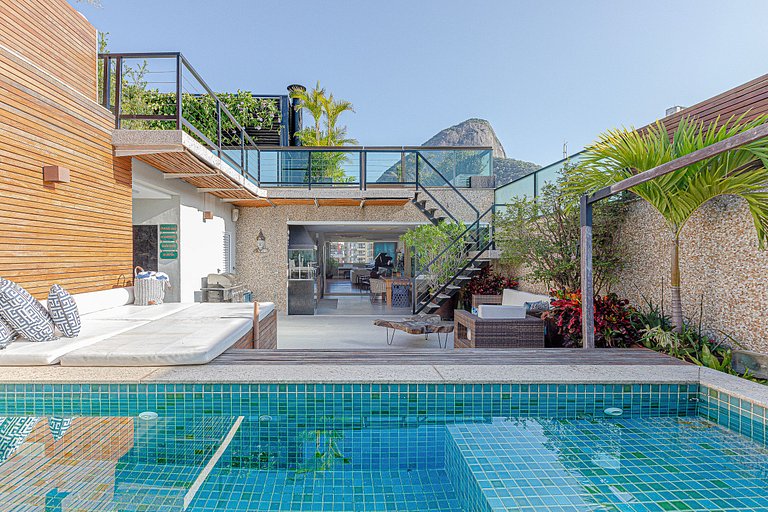 Rio018 - Precioso penthouse triplex con piscina en Leblon