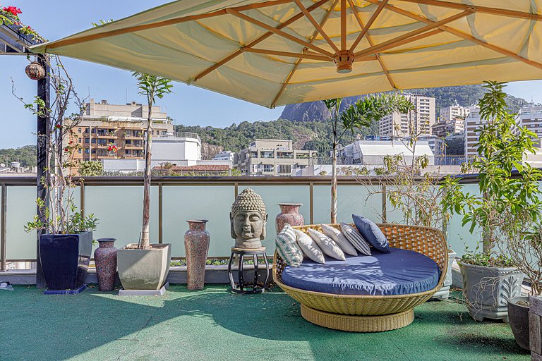 Rio018 - Precioso penthouse triplex con piscina en Leblon