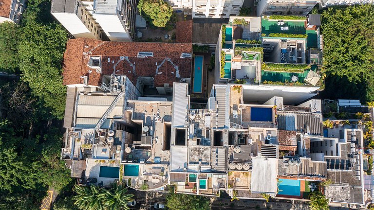 Rio018 - Precioso penthouse triplex con piscina en Leblon