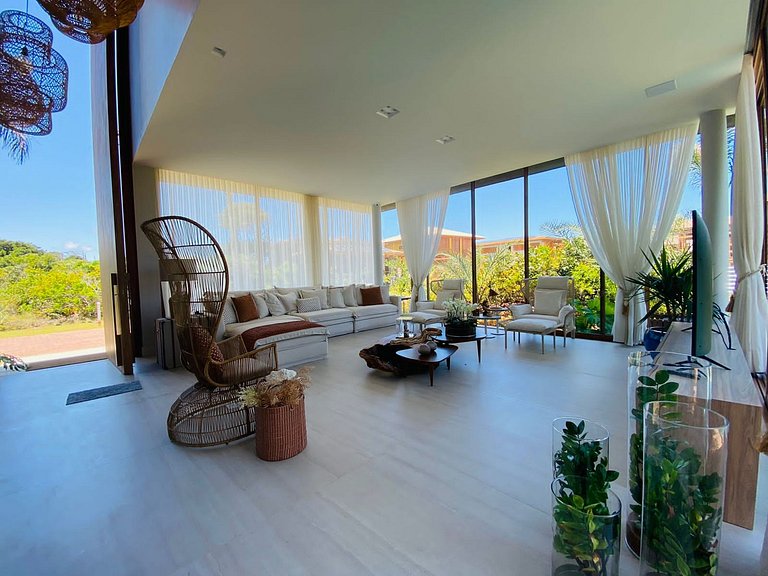 Bah420 - Linda casa em luxuoso condomínio na Praia do Forte