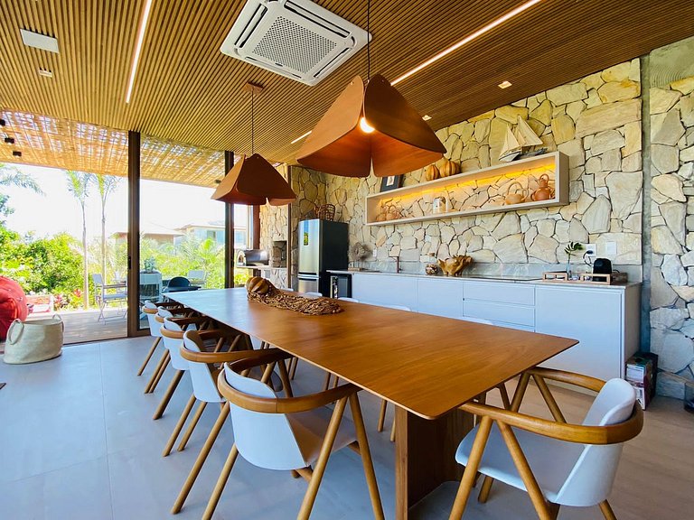 Bah420 - Hermosa casa en condominio de lujo en Praia do Fort