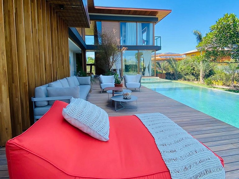 Bah420 - Hermosa casa en condominio de lujo en Praia do Fort