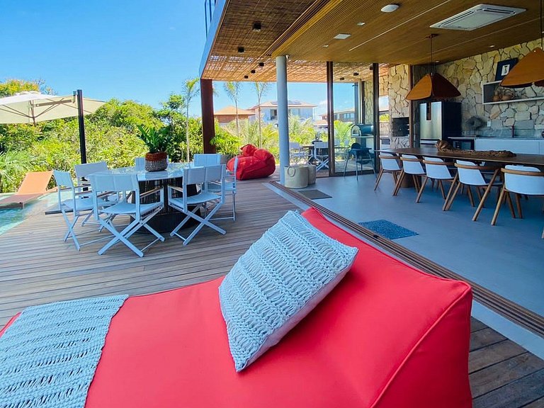 Bah420 - Hermosa casa en condominio de lujo en Praia do Fort