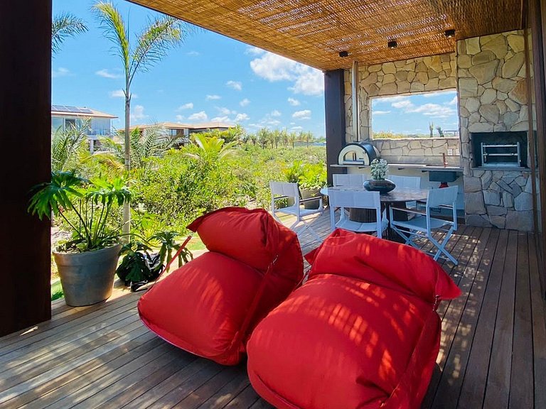 Bah420 - Linda casa em luxuoso condomínio na Praia do Forte