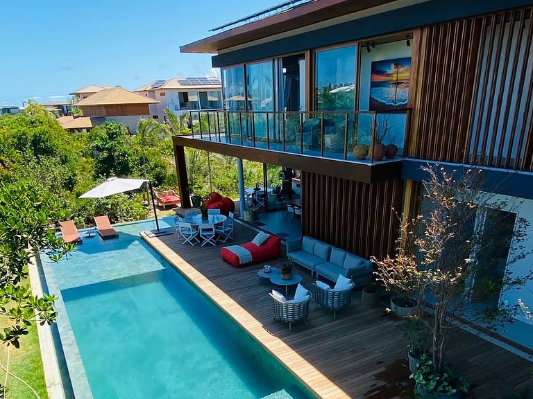 Bah420 - Hermosa casa en condominio de lujo en Praia do Fort