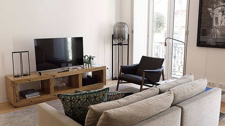 Lis005 - Apartamento de lujo de 2 cuartos en Chiado, Lisboa