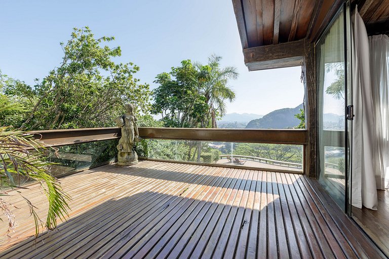 Rio591 - Villa no Joá de 5 suítes e vista da Barra da Tijuca