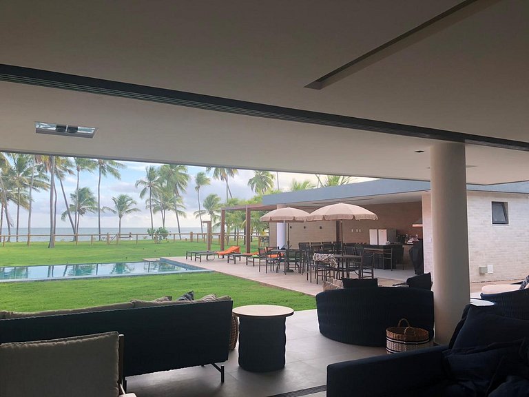 Bah442 - Super casa frente mar Guarajuba