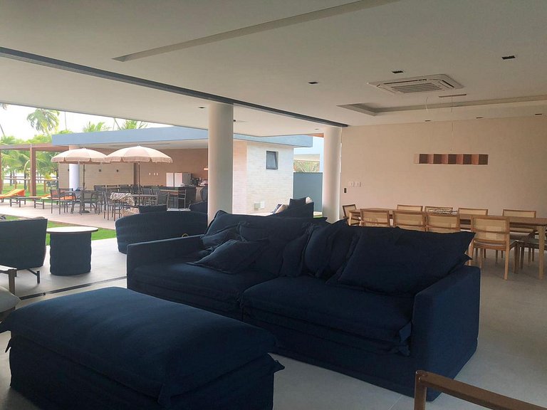 Bah442 - Super casa frente mar Guarajuba