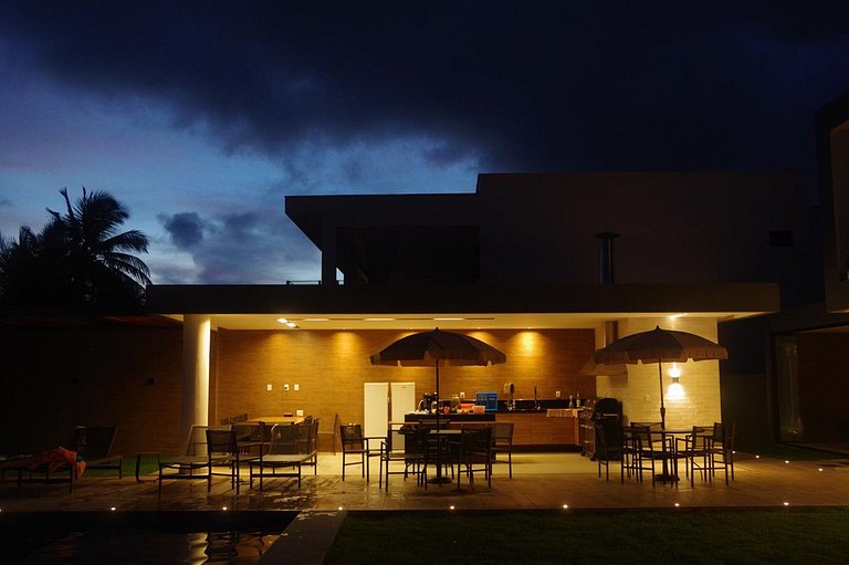 Bah442 - Super casa frente mar Guarajuba