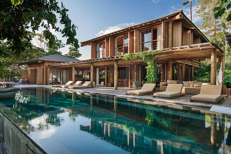 Bah172 - Villa à beira-mar imersa na natureza em Itacaré