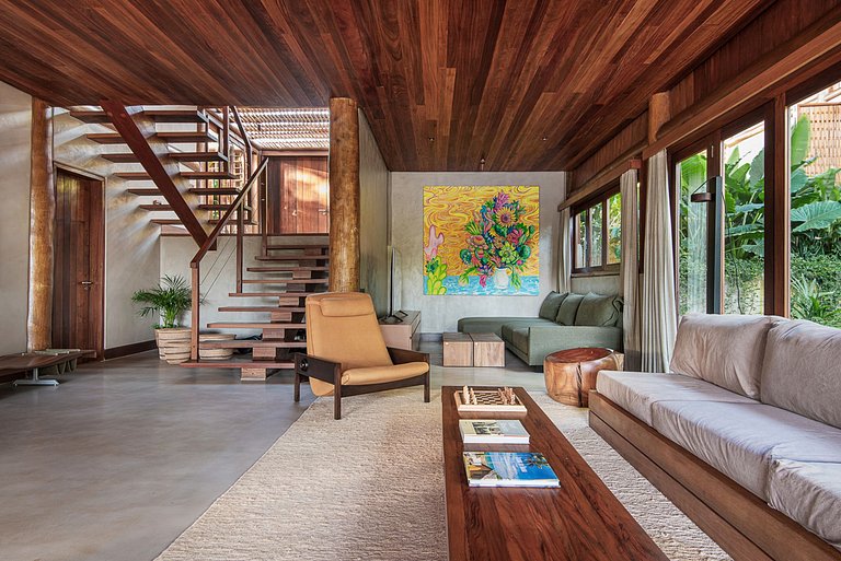 Bah172 - Villa à beira-mar imersa na natureza em Itacaré