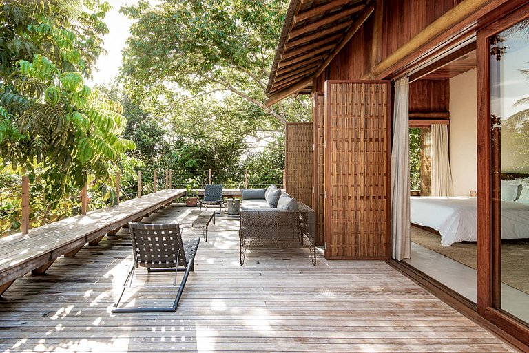 Bah172 - Villa à beira-mar imersa na natureza em Itacaré