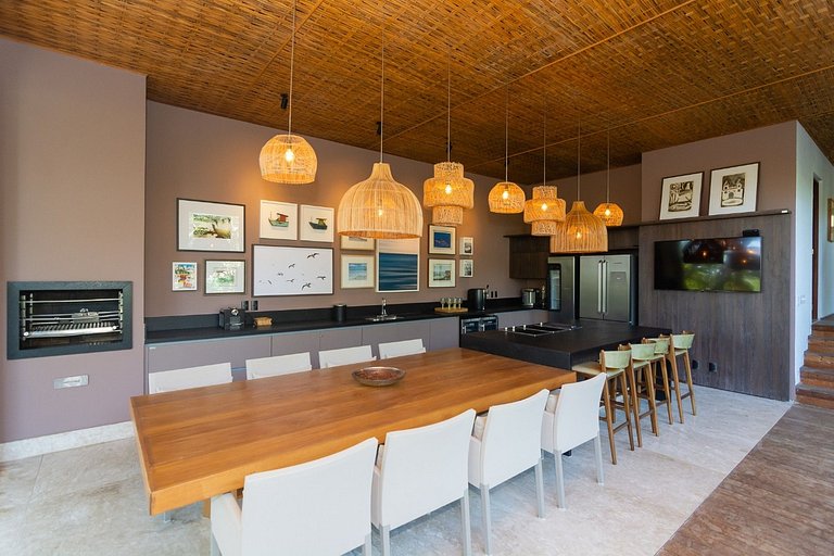 Bah412 - Espetacular villa de 5 suítes em Praia do Forte