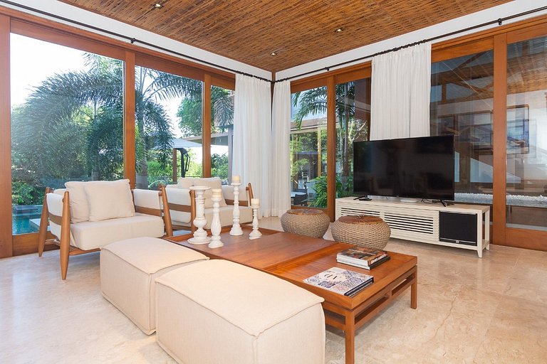 Bah412 - Espetacular villa de 5 suítes em Praia do Forte