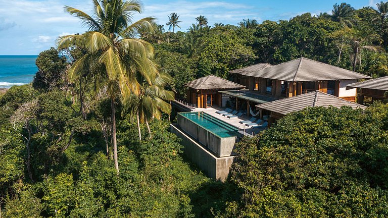 Bah171 - Charmosa villa à beira-mar em Itacaré