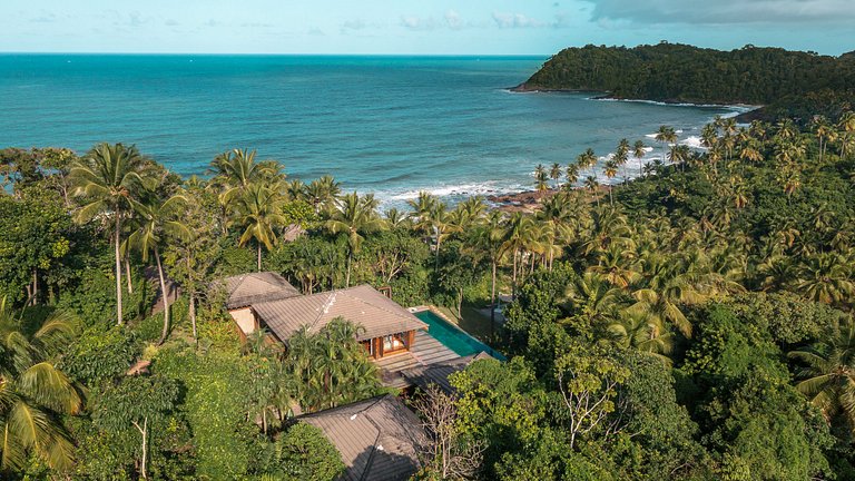 Bah172 - Villa à beira-mar imersa na natureza em Itacaré