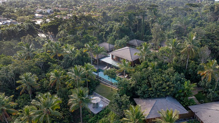 Bah172 - Villa à beira-mar imersa na natureza em Itacaré
