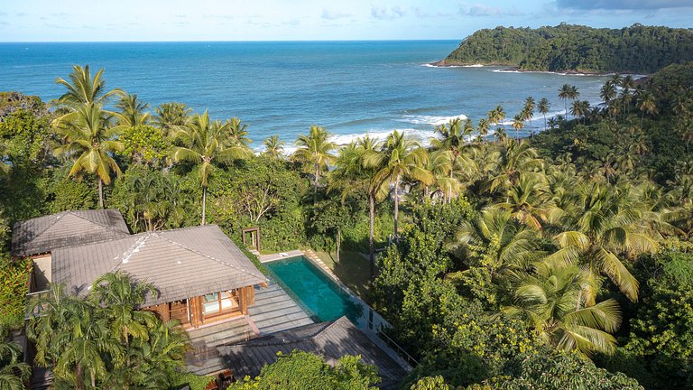 Bah172 - Villa à beira-mar imersa na natureza em Itacaré