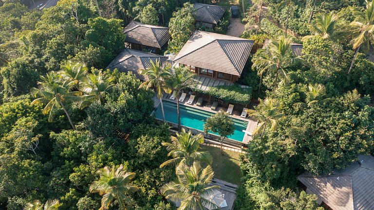 Bah172 - Villa à beira-mar imersa na natureza em Itacaré