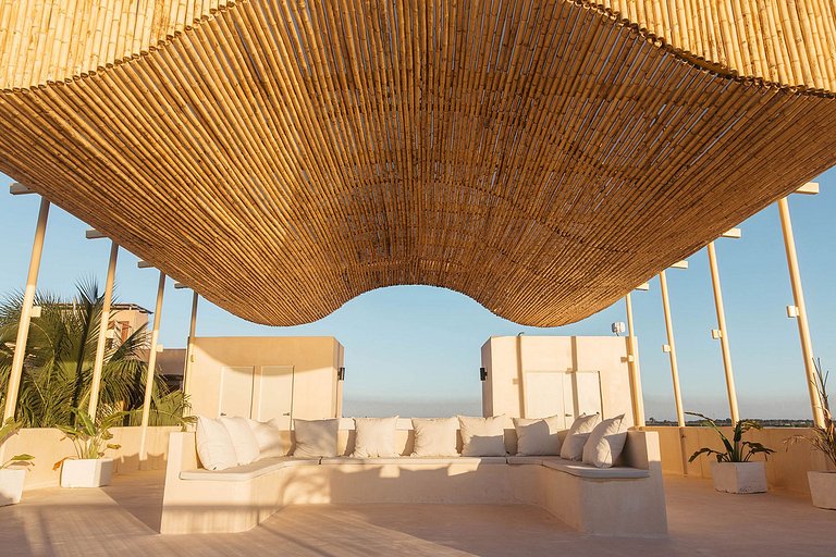 Tul047 - Fantastique villa de plage de 4 chambres à Tulum