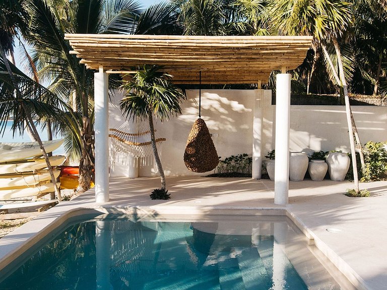 Tul047 - Fantástica casa de praia de 4 suítes em Tulum