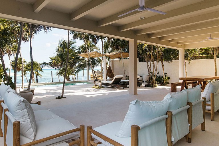 Tul047 - Fantastic 4 bedroom beach house in Tulum