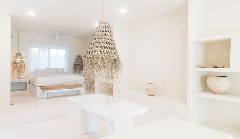 Tul047 - Fantastique villa de plage de 4 chambres à Tulum