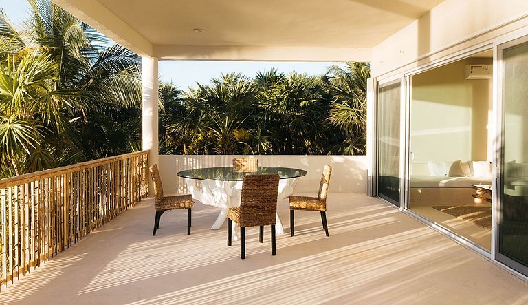 Tul047 - Fantastique villa de plage de 4 chambres à Tulum